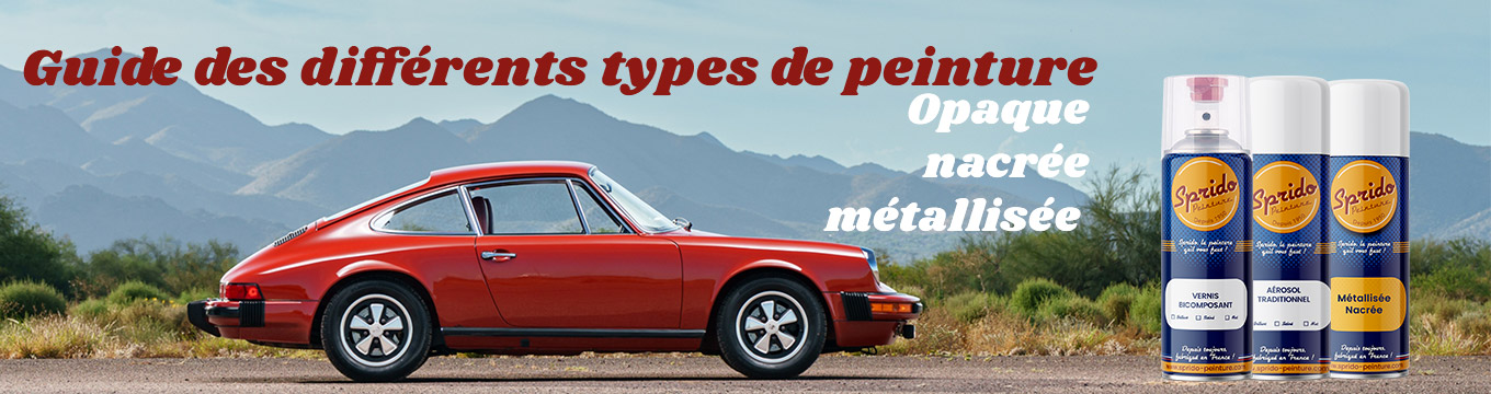 Guide des différents types de peinture : Opaque, métallisée et nacrée